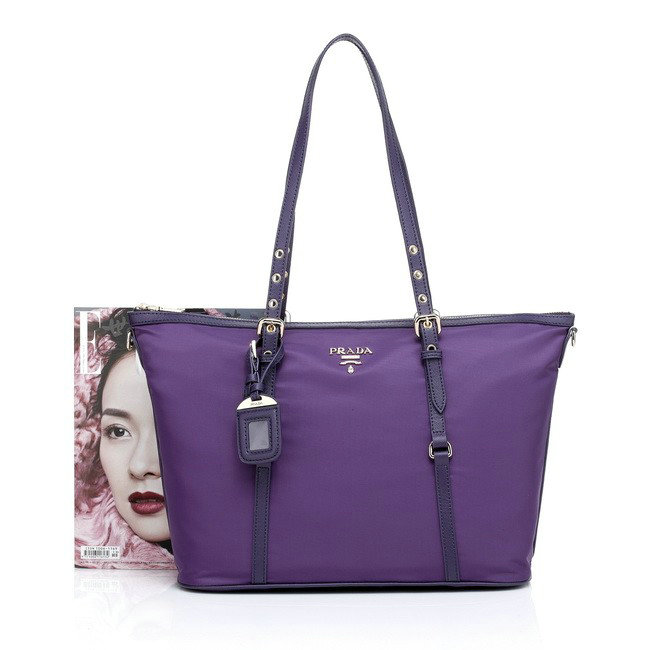 2014 Prada tessuto Large Shopping Tote Bag BN4253 purple